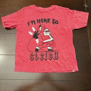 Kids T-shirt - I'm Here to Sleigh - Rock & Roll